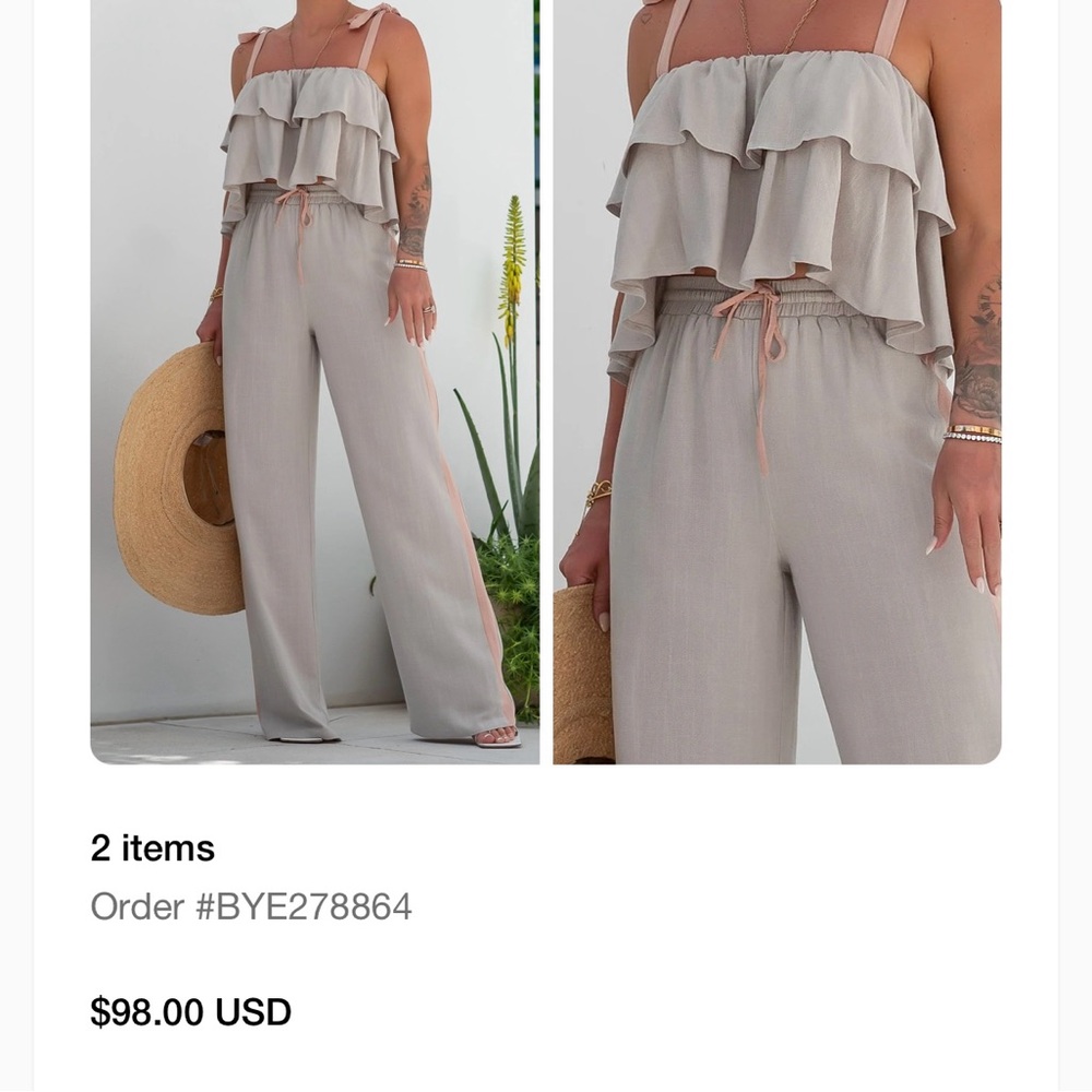 Elegant Gray Women's Jumpsuit